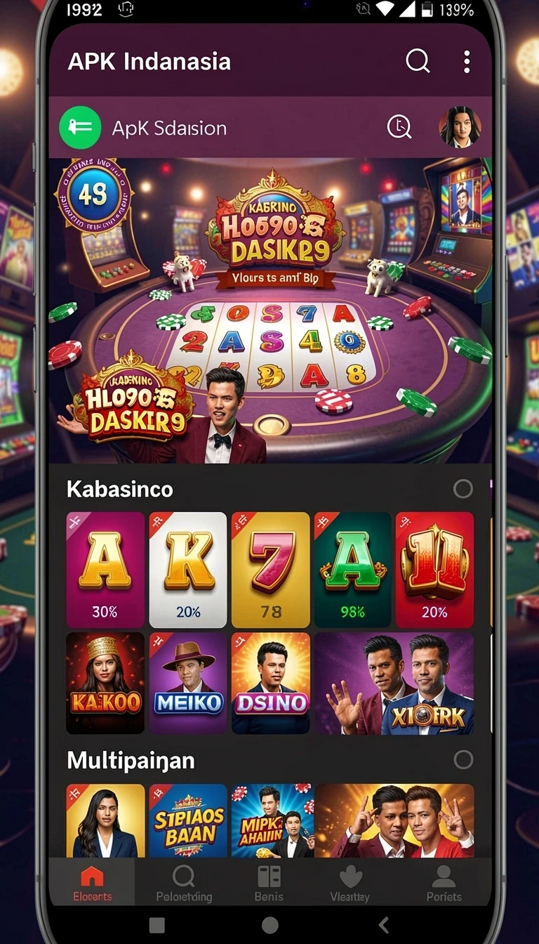 Tampilan utama aplikasi Review Aplikasi svip1 Versi Terbaru yang intuitif dan efisien.