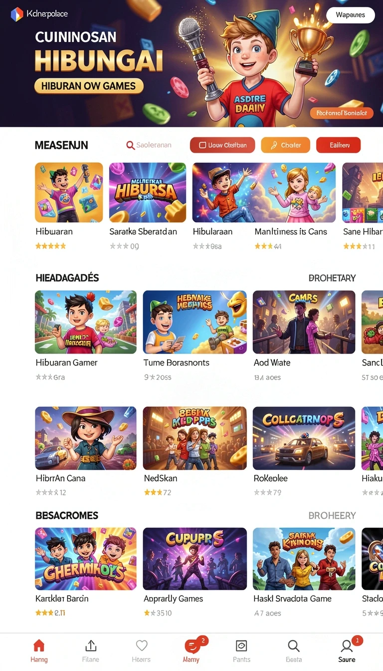 Tampilan utama aplikasi Download gameWrapperHead APK untuk Android yang intuitif dan efisien.