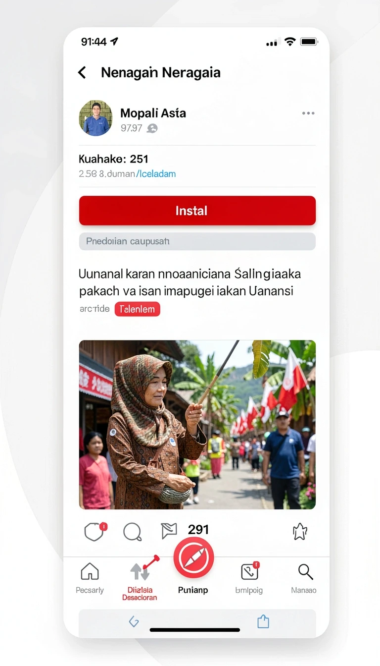 Tampilan utama aplikasi lengkap777 Terbaru untuk Android: Download APK Gratis yang intuitif dan efisien.