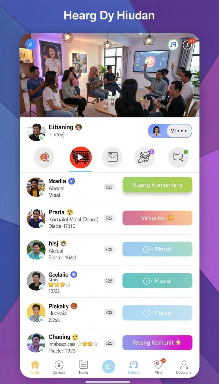 Tampilan utama aplikasi Download dax69 APK Terbaru Full Version yang intuitif dan efisien.